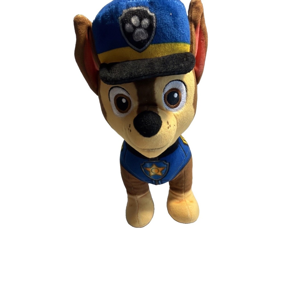 PAW PATROL Spin Master Stuffed Animal CHASE German Shepherd Dog 8" Plush Toy